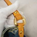 Louis Vuitton Shoulder Bag Monogram Denim Mini Pleaty Blue — view 8