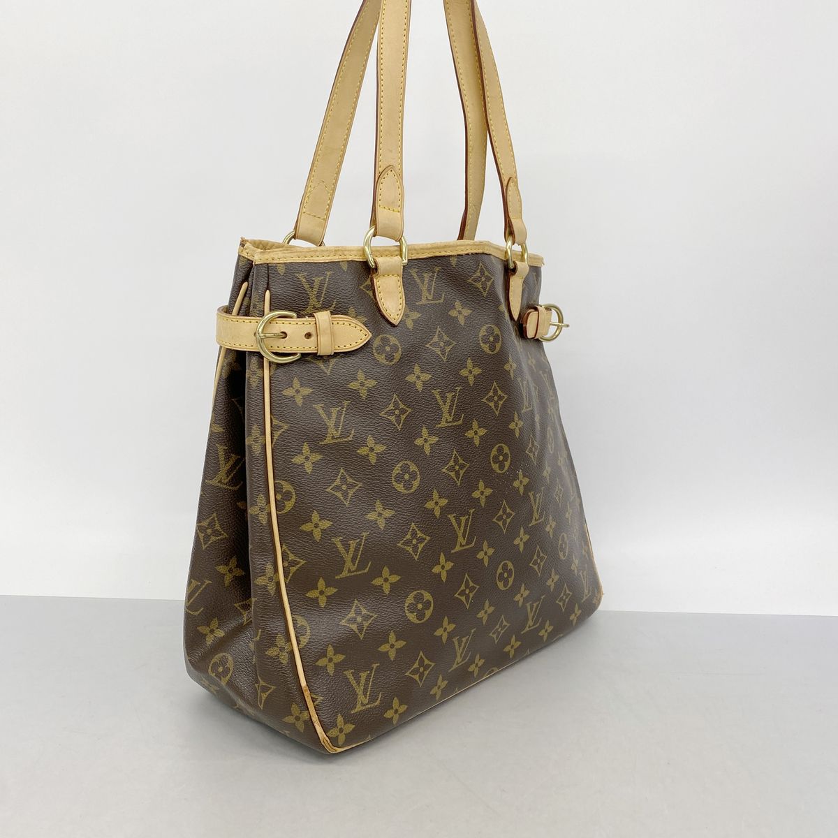Louis Vuitton Tote Bag Monogram Batignolles Vertical Brown — view 2