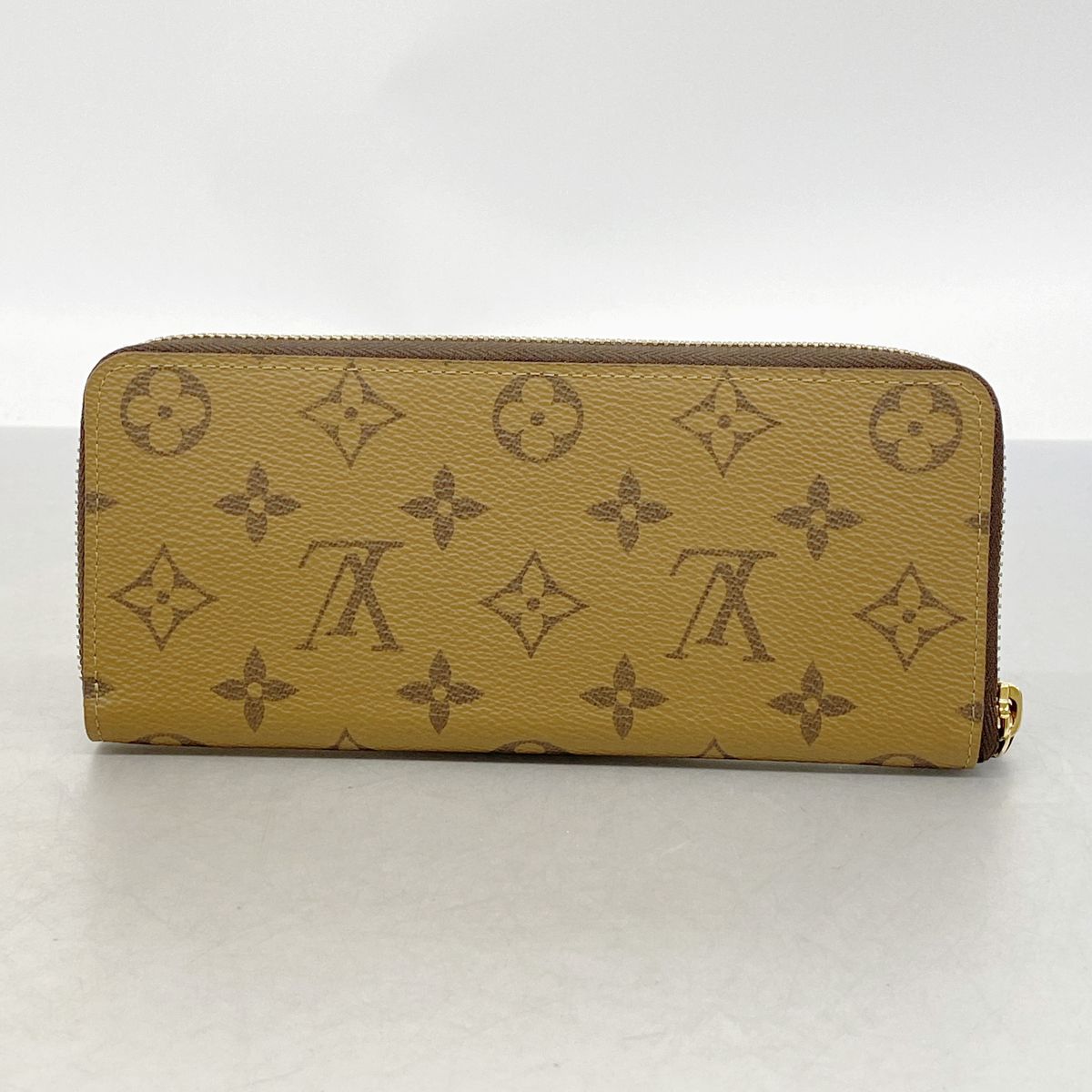 Louis Vuitton Wallet Monogram Reverse Portefeuille Clemence Brown — view 5