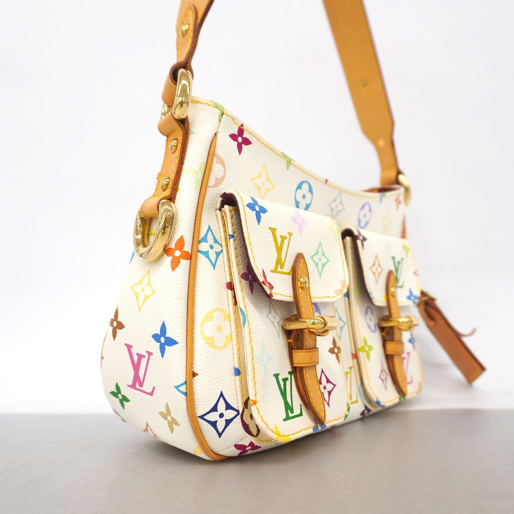 Louis Vuitton Shoulder Bag Monogram Multicolor Lodge PM Blanc — view 2