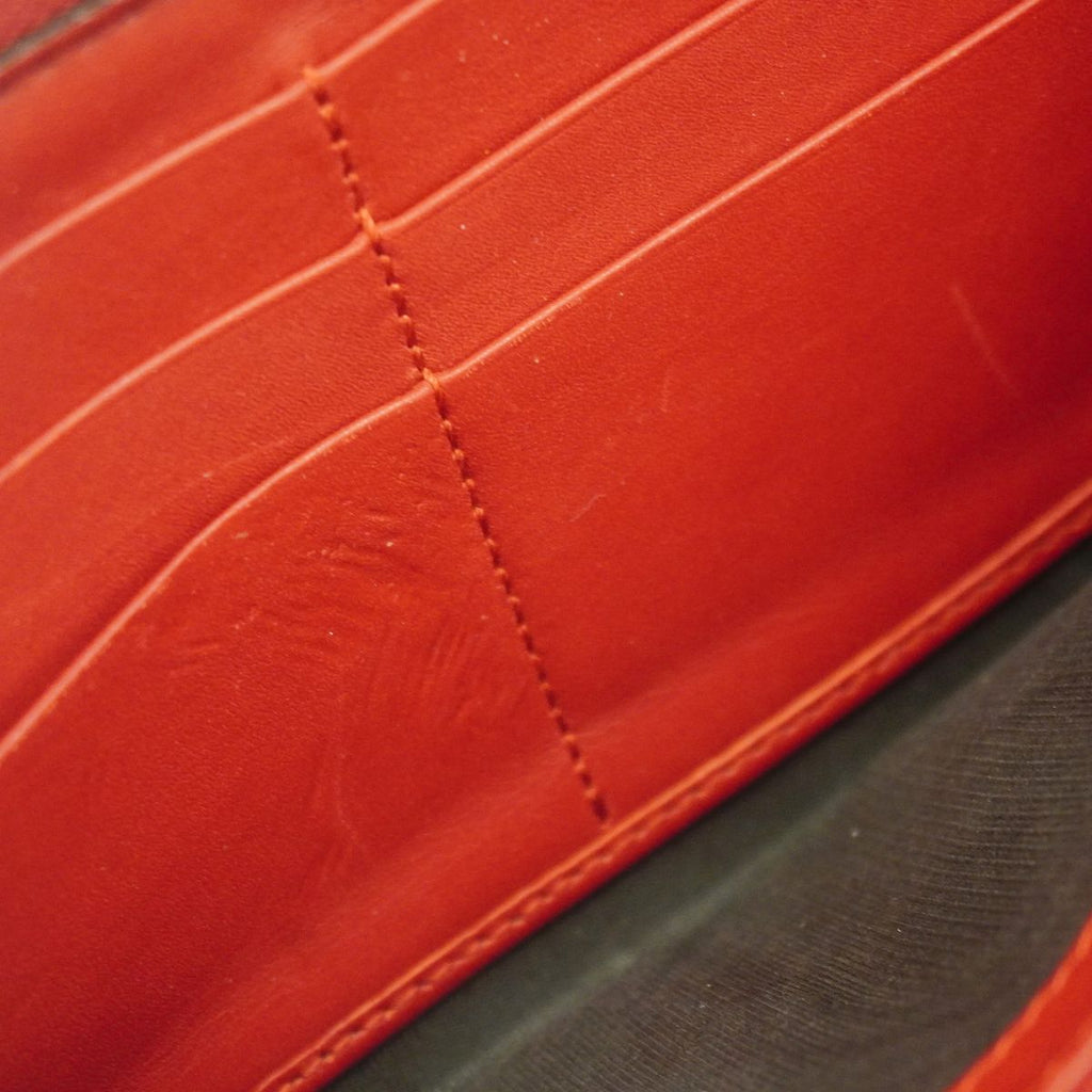 Gucci Wallet GG Marmont Leather Red Gold — view 8