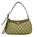 Gucci Shoulder Bag GG Supreme Brown Gold