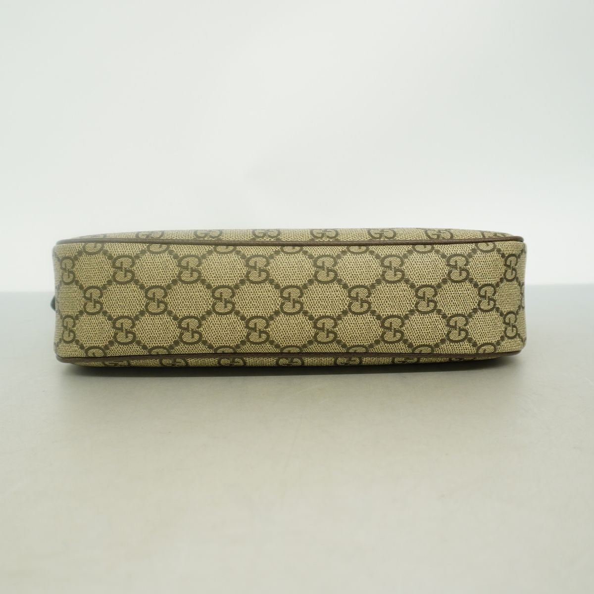 Gucci Shoulder Bag GG Supreme Brown Gold — view 3