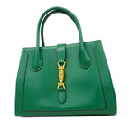 Gucci Handbag New Jackie Leather Green Gold
