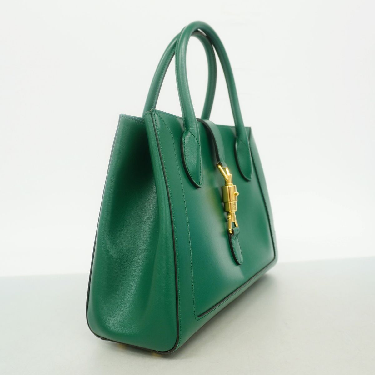 Gucci Handbag New Jackie Leather Green Gold — view 2