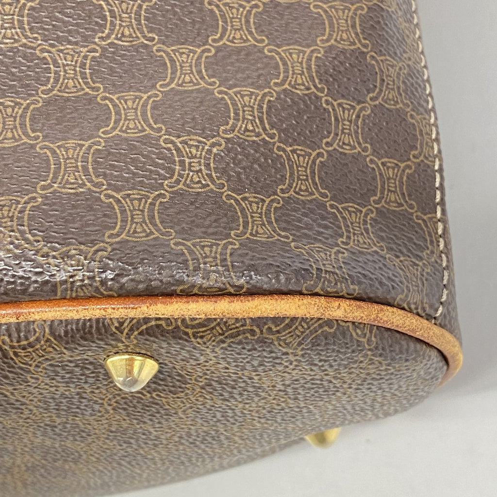 Celine Tote Bag Macadam Brown Gold — view 7