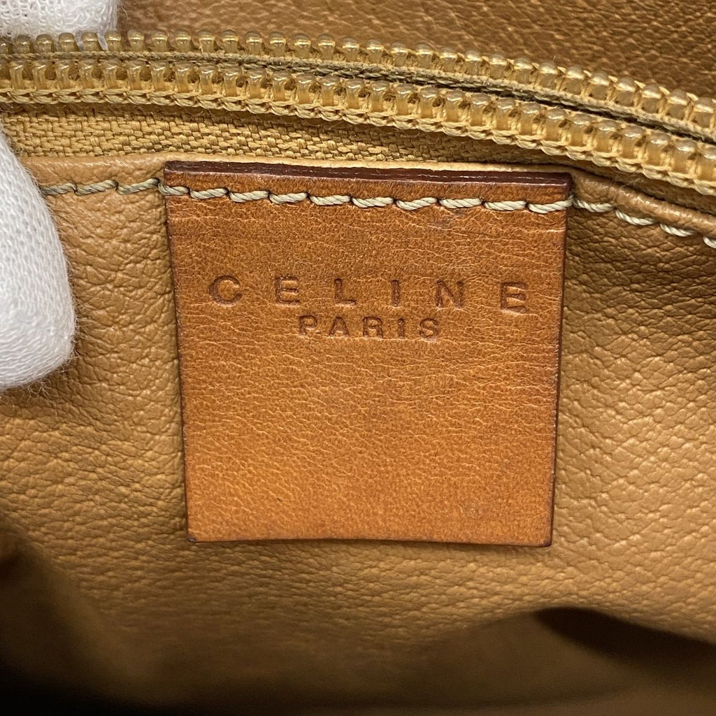 Celine Tote Bag Macadam Brown Gold — view 5