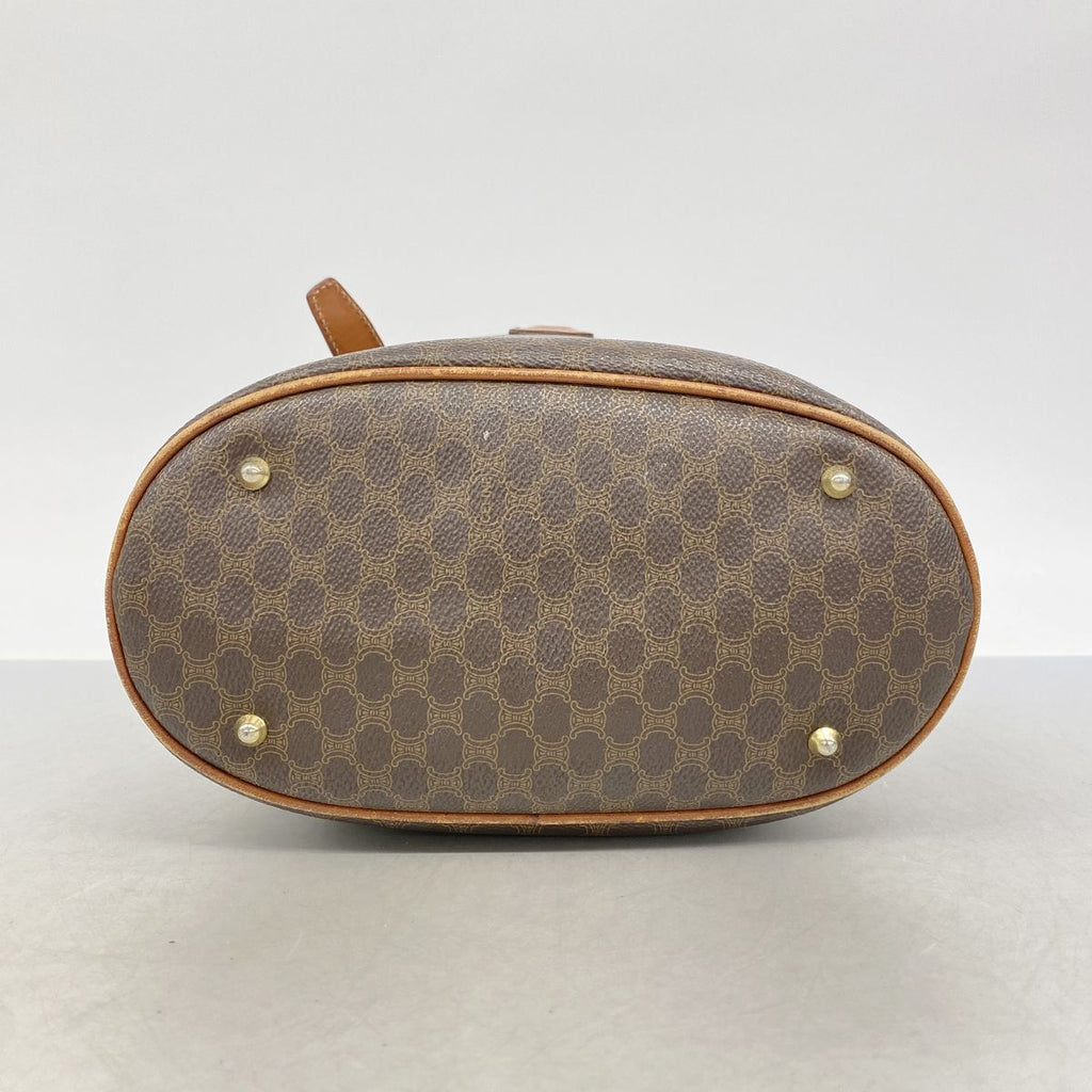 Celine Tote Bag Macadam Brown Gold — view 3