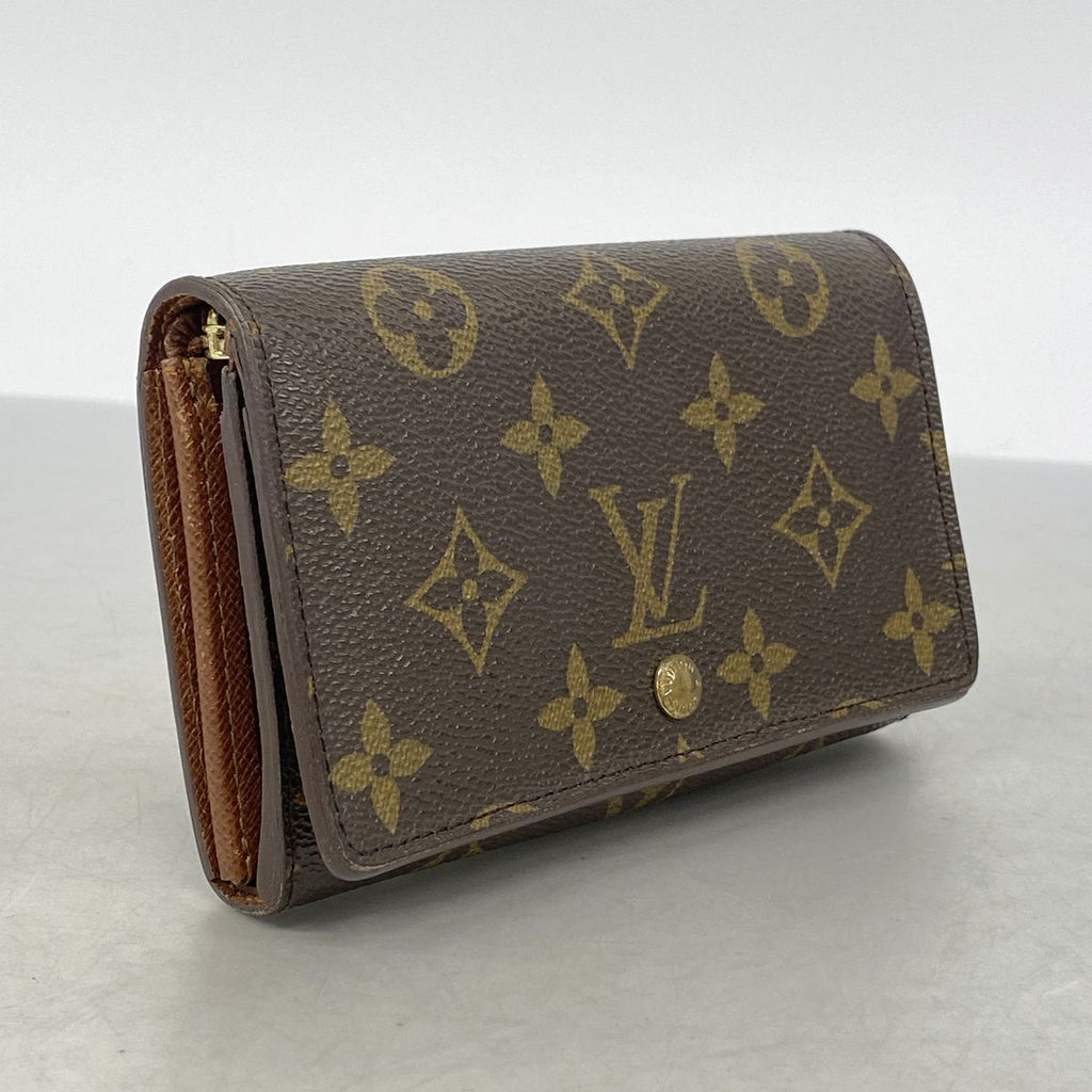 Louis Vuitton Wallet Monogram Porte Monnaie Billets Tresor Brown — view 2