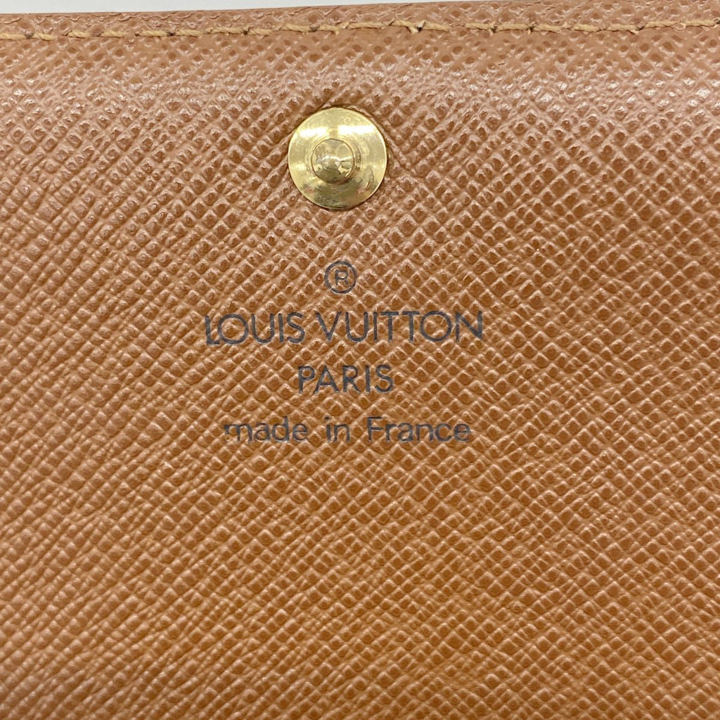 Louis Vuitton Wallet Monogram Porte Monnaie Billets Tresor Brown — view 4