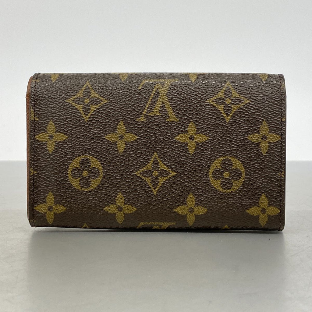 Louis Vuitton Wallet Monogram Porte Monnaie Billets Tresor Brown — view 8