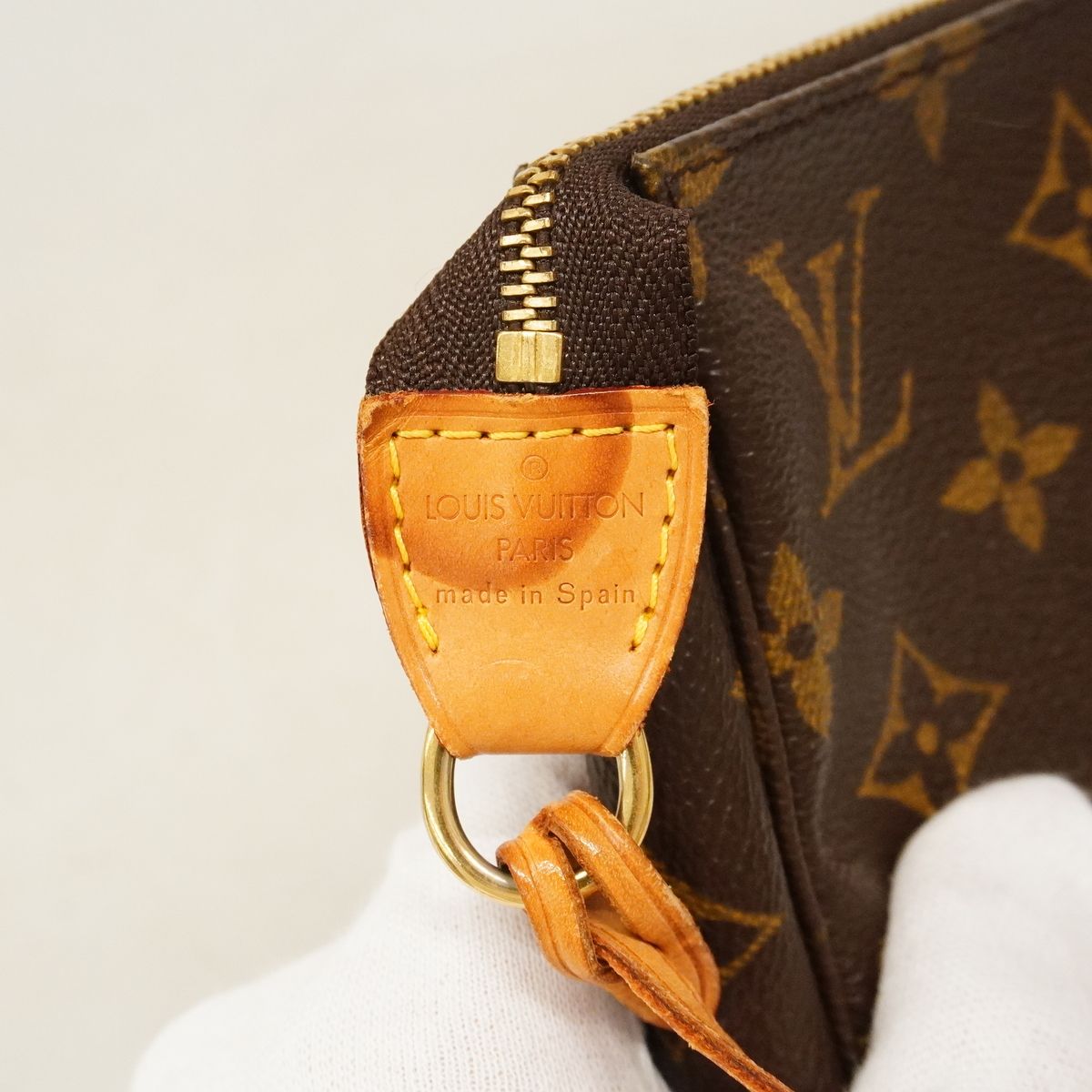 Louis Vuitton Pouch Monogram Pochette Accessoires Brown — view 5