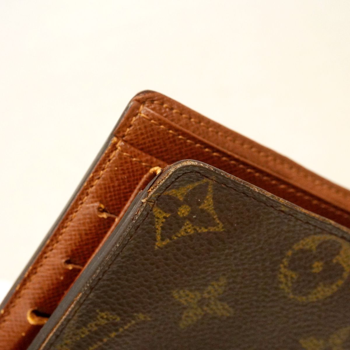 Louis Vuitton Wallet Monogram Portefeuille Cartes Credit Monet Brown — view 7