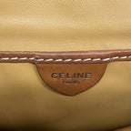 Celine Shoulder Bag Macadam Brown Gold — view 5