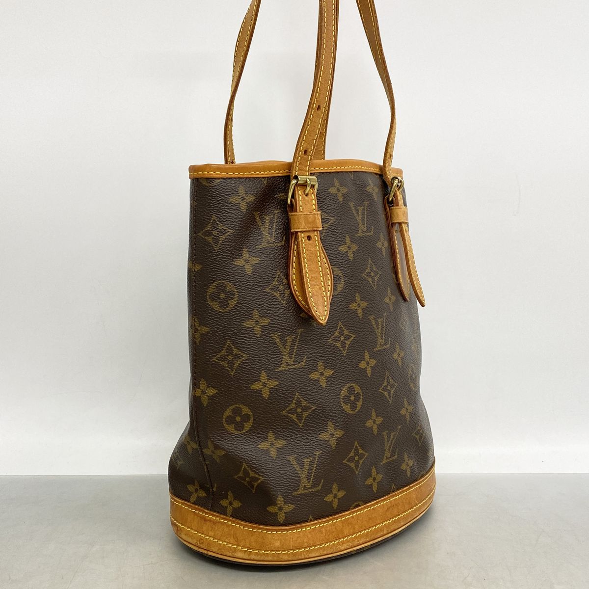 Louis Vuitton Tote Bag Monogram Bucket PM Brown — view 2