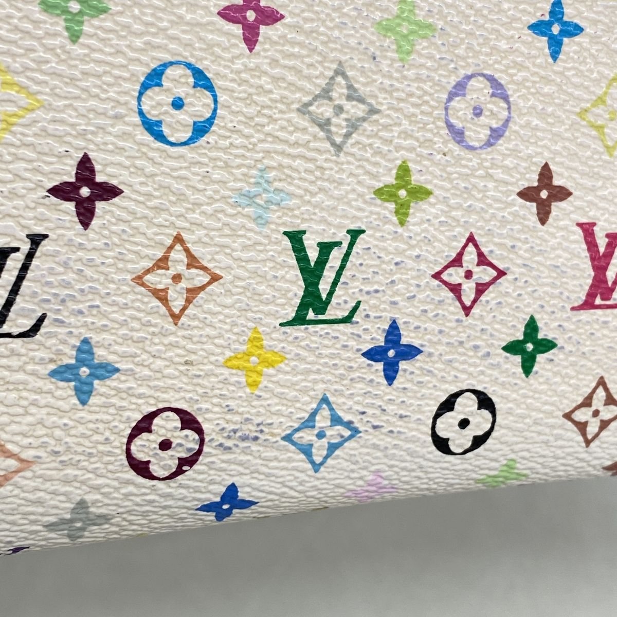 Louis Vuitton Wallet Monogram Multicolor Zippy Blanc Rich — view 8