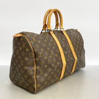 Louis Vuitton Boston Bag Monogram Keepall 45 Brown — view 2