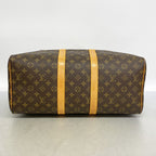 Louis Vuitton Boston Bag Monogram Keepall 45 Brown — view 3