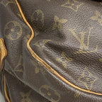 Louis Vuitton Shoulder Bag Monogram Saumur 35 Brown — view 8