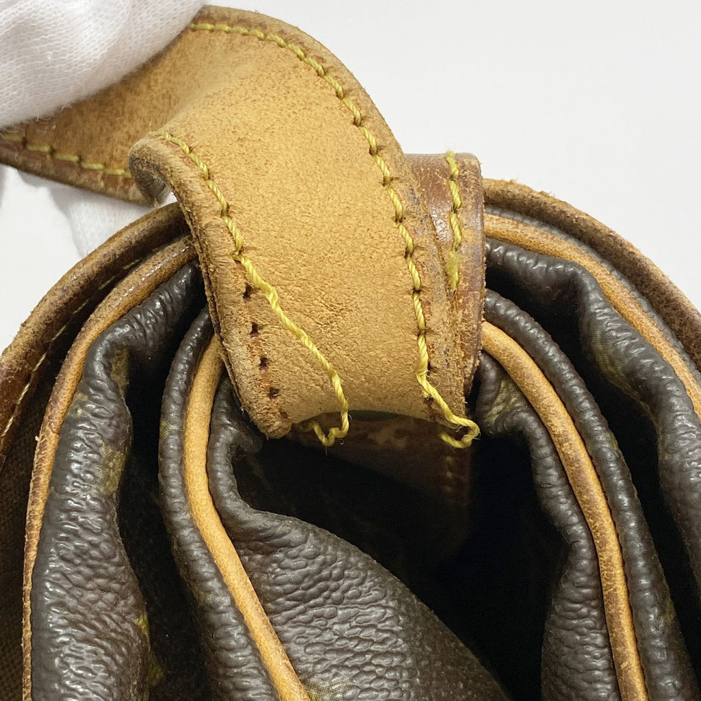 Louis Vuitton Shoulder Bag Monogram Saumur 35 Brown — view 6