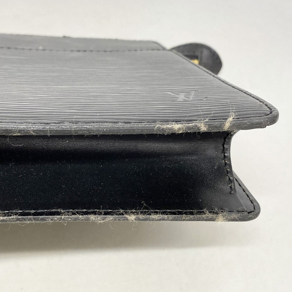 Louis Vuitton Clutch Epi Pochette Homme Noir — view 6
