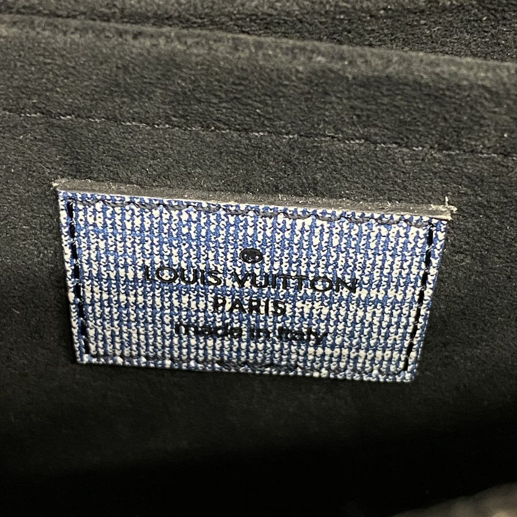 Louis Vuitton Handbag Epi Denim Chain It PM Blue 2-Way Bag — view 5