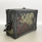 Louis Vuitton Shoulder Bag Monogram Camouflage Soft Trunk Black Khaki — view 2