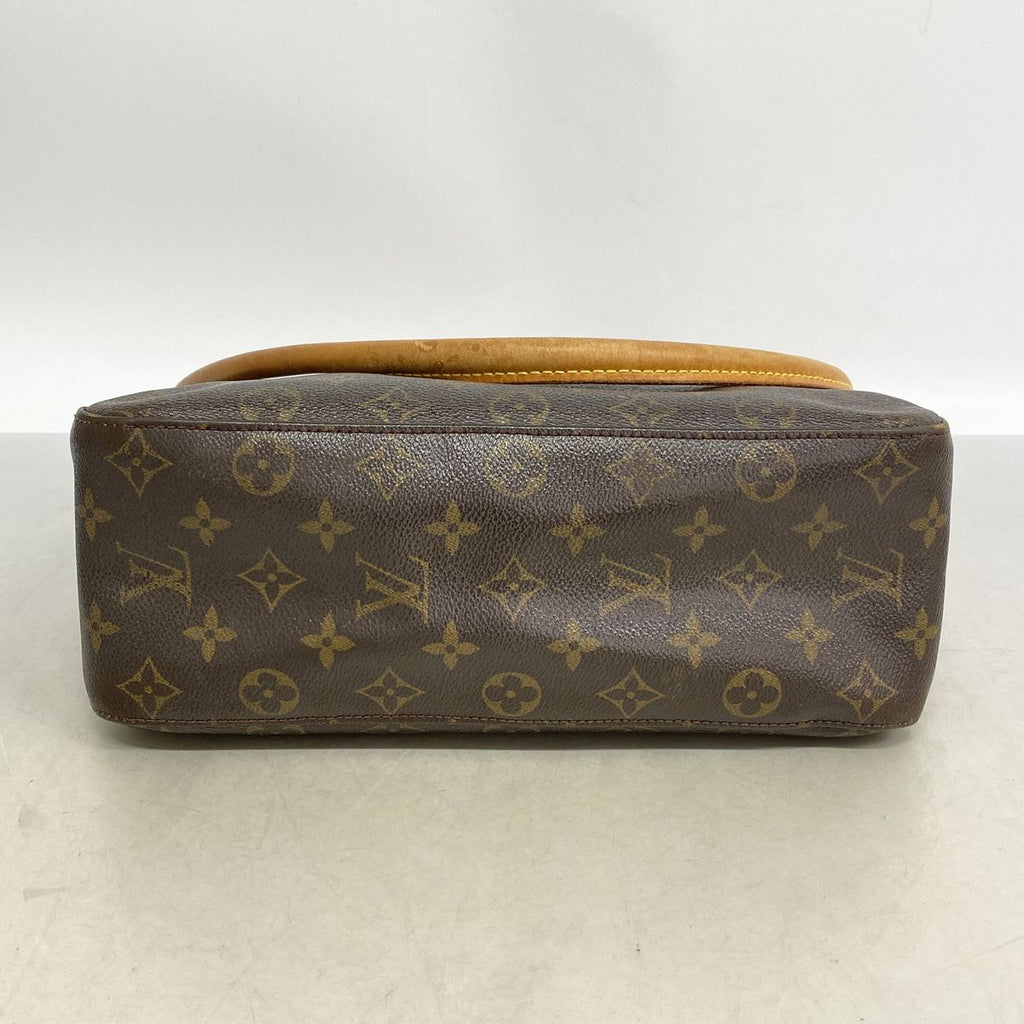 Louis Vuitton Shoulder Bag Monogram Looping GM Brown — view 3
