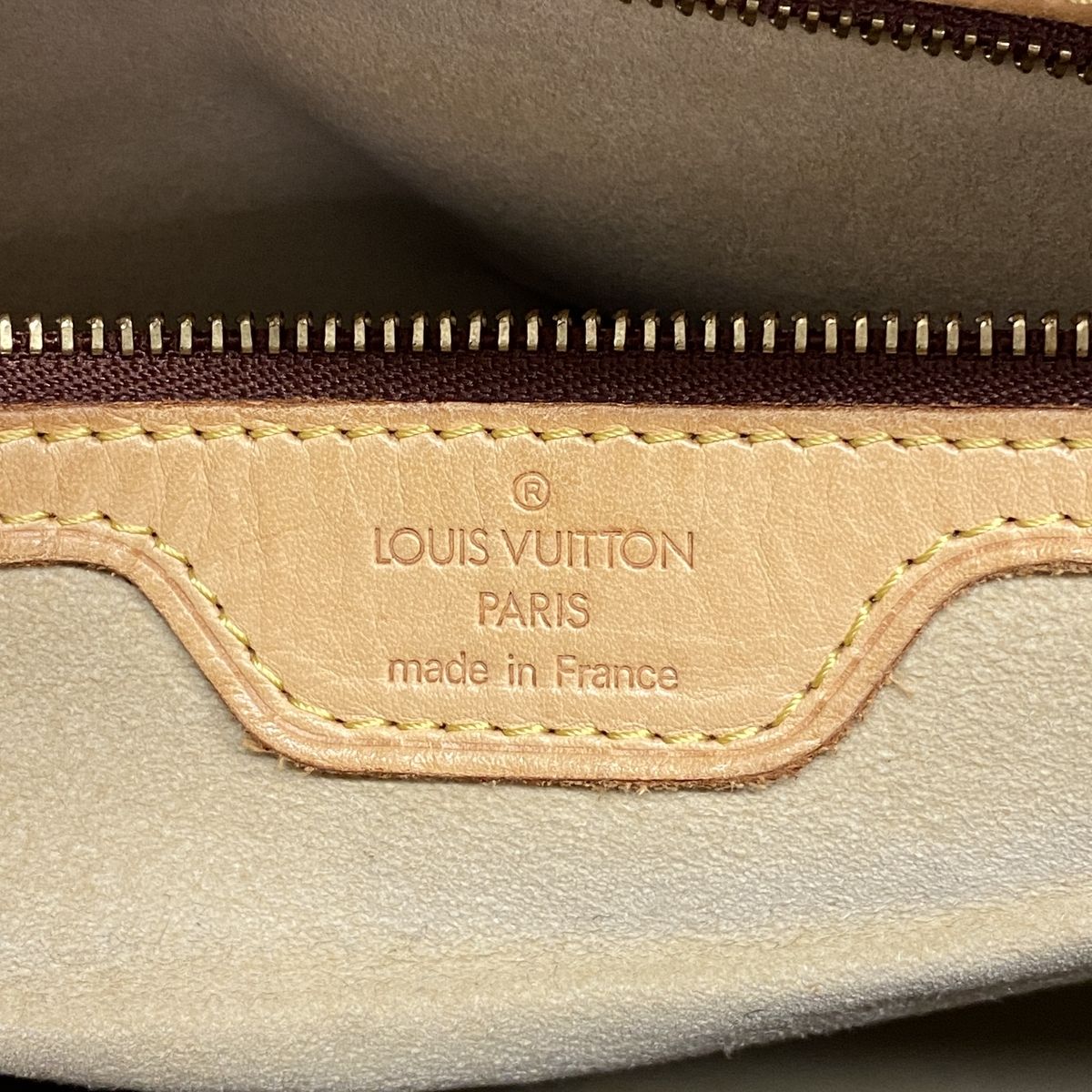 Louis Vuitton Shoulder Bag Monogram Looping GM Brown — view 5