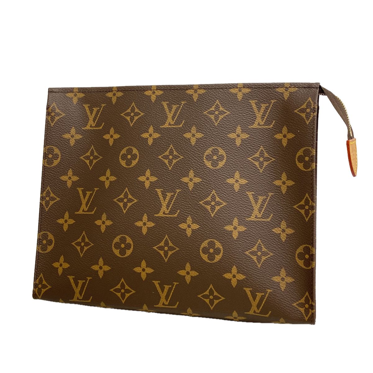 Louis Vuitton Clutch Monogram Pochette Twillet 26 Brown