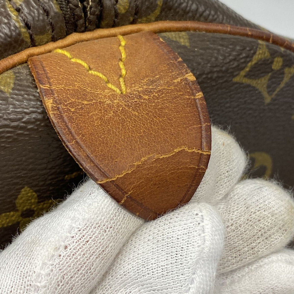 Louis Vuitton Boston Bag Monogram Keepall 55 Brown — view 8