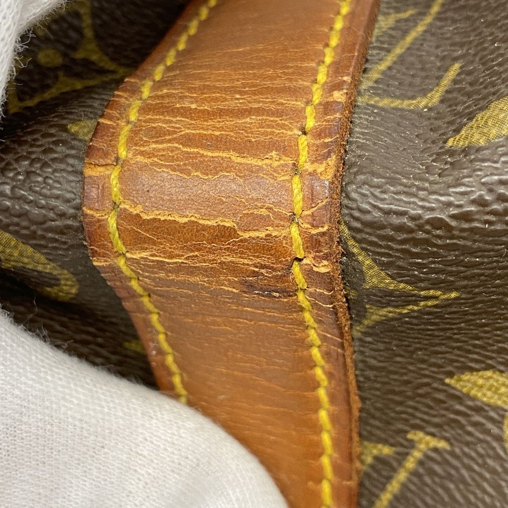 Louis Vuitton Boston Bag Monogram Keepall 55 Brown — view 7