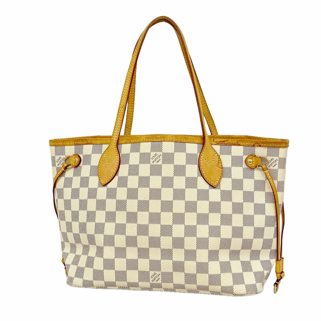 Louis Vuitton Tote Bag Damier Azur Neverfull PM White