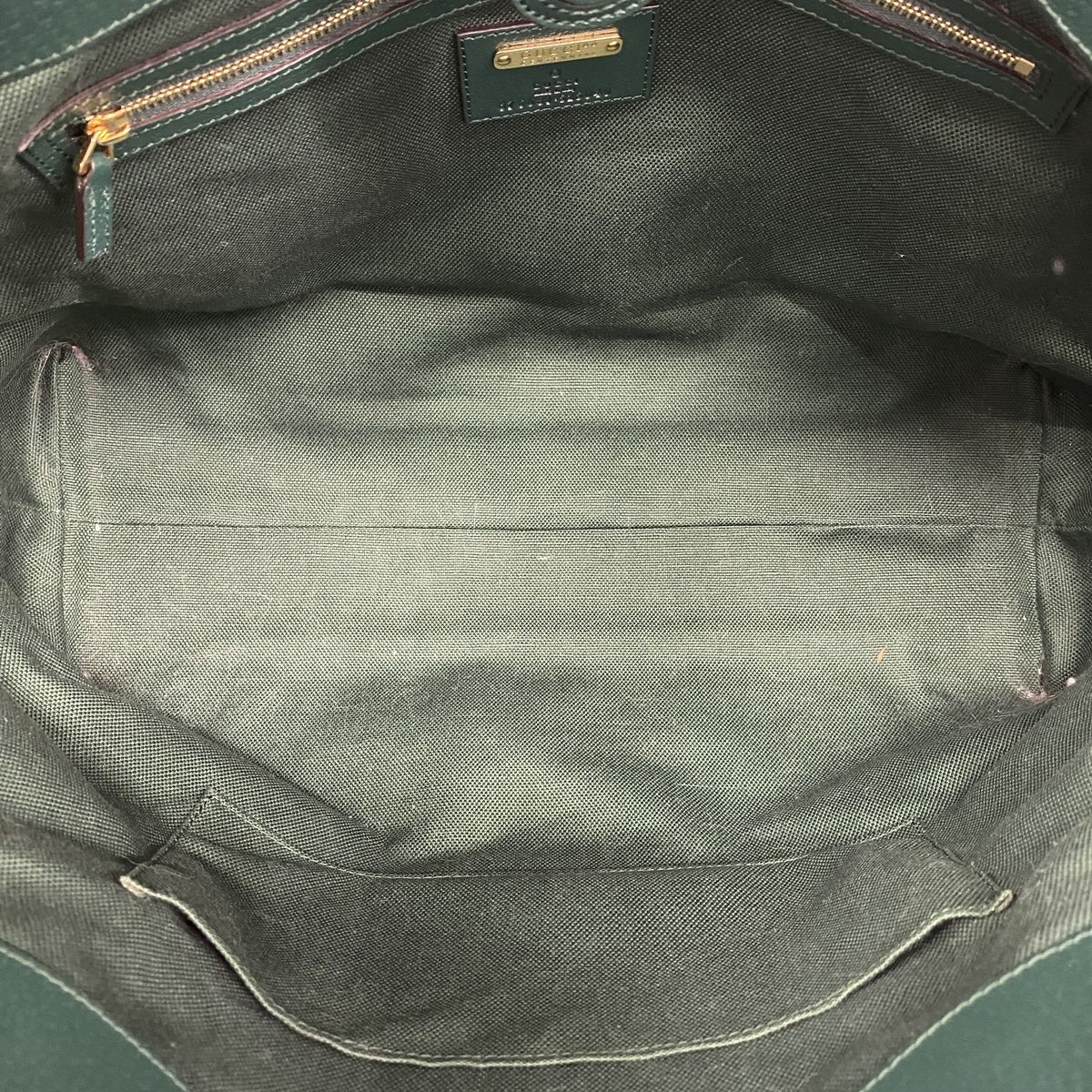 Gucci Tote Bag Limited Canvas Green Gold — view 4