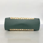 Gucci Tote Bag Limited Canvas Green Gold — view 3