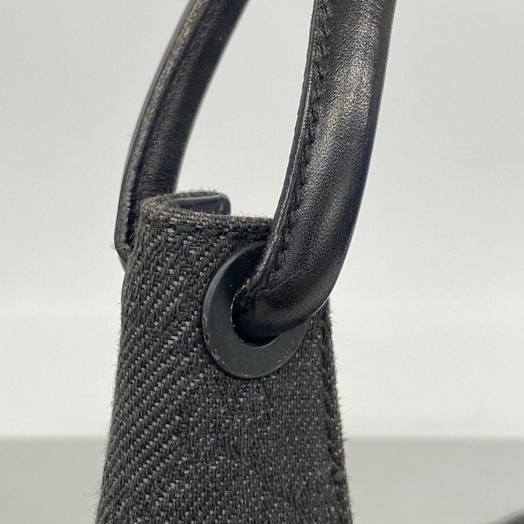 Gucci Handbag Denim Black Silver — view 7