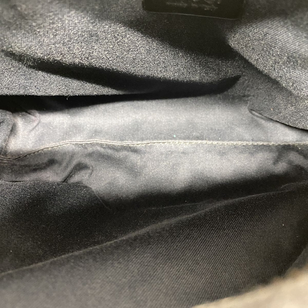 Gucci Handbag Denim Black Silver — view 4