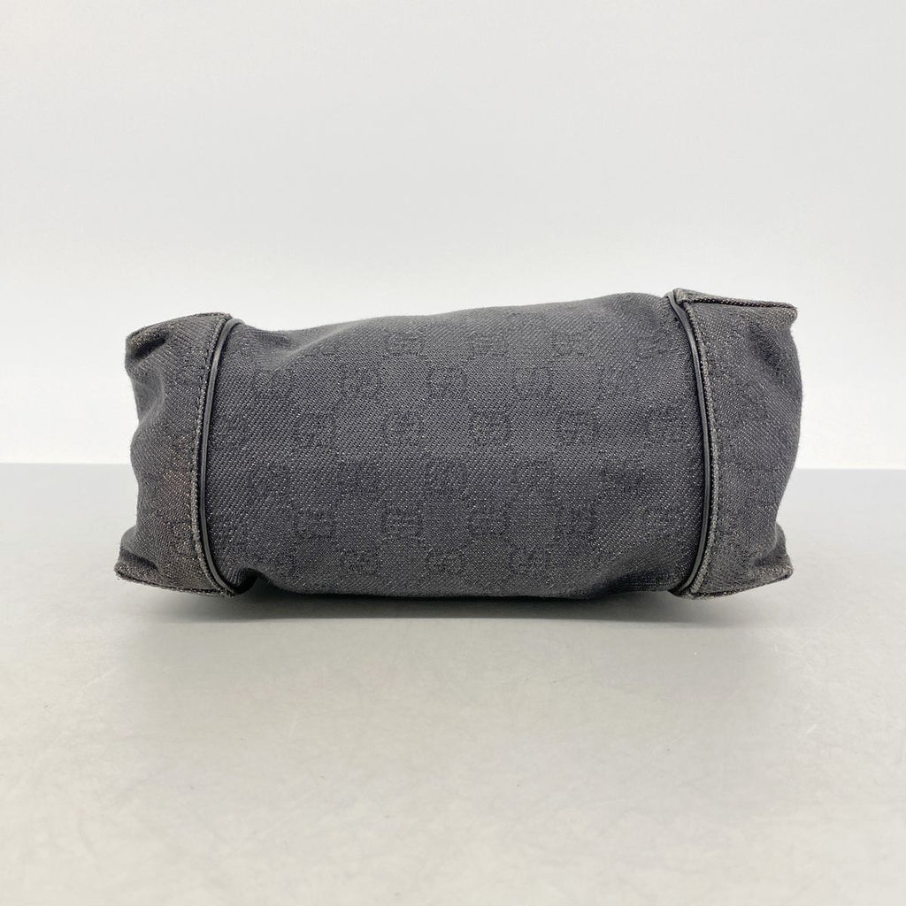 Gucci Handbag Denim Black Silver — view 3