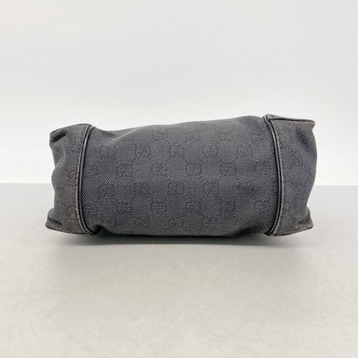 Gucci Handbag Denim Black Silver — view 3