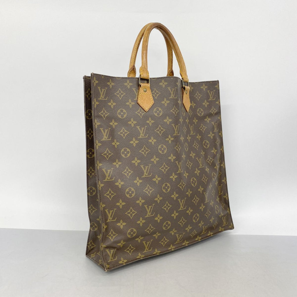 Louis Vuitton Tote Bag Monogram Sac Plat Brown — view 2