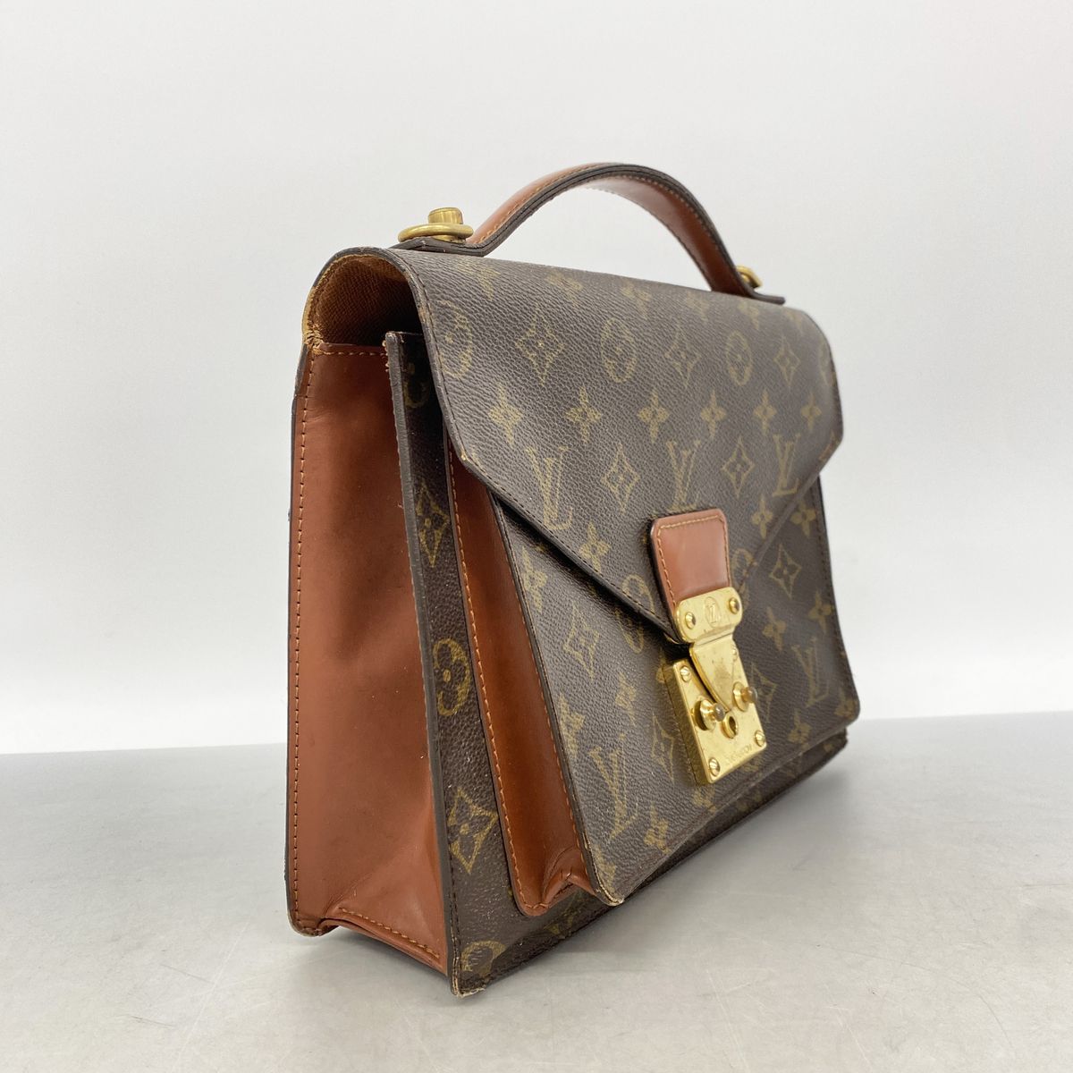 Louis Vuitton Handbag Monogram Monceau 26 Brown — view 2