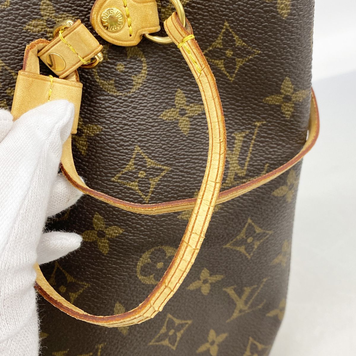 Louis Vuitton Tote Bag Monogram Neverfull MM Brown — view 7