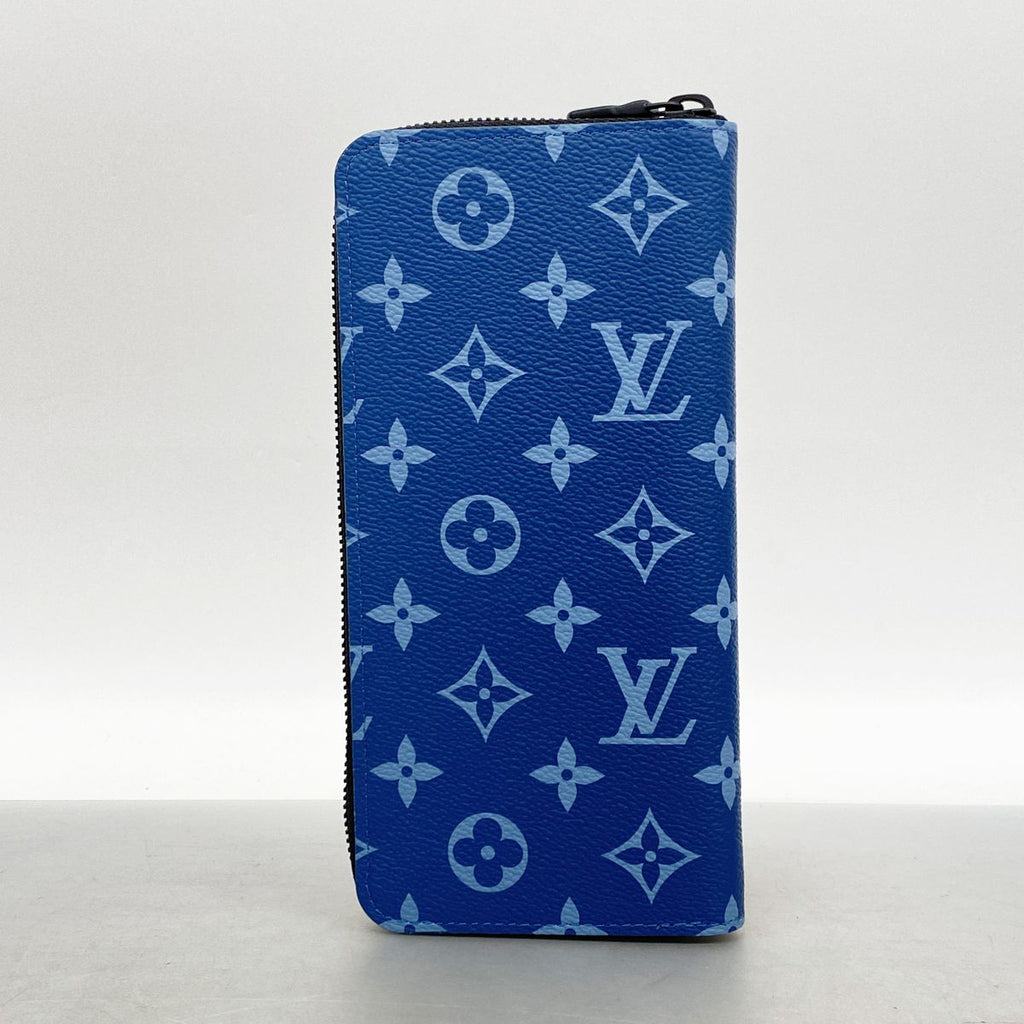 Louis Vuitton Wallet Monogram Zippy Vertical Blue — view 7