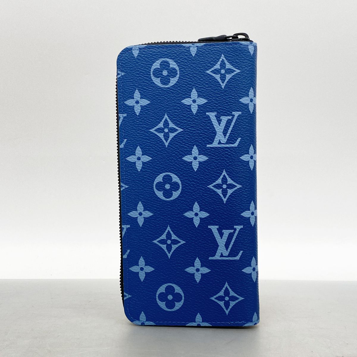 Louis Vuitton Wallet Monogram Zippy Vertical Blue — view 7