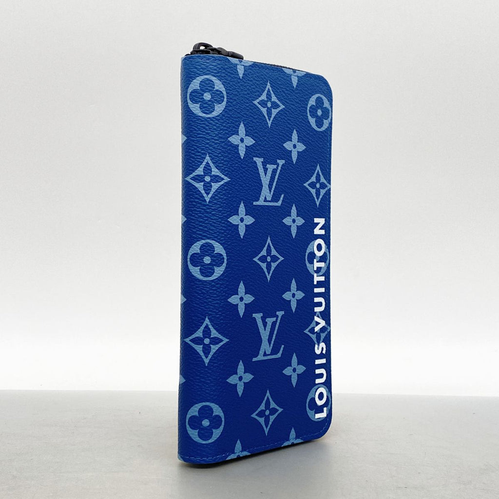 Louis Vuitton Wallet Monogram Zippy Vertical Blue — view 2