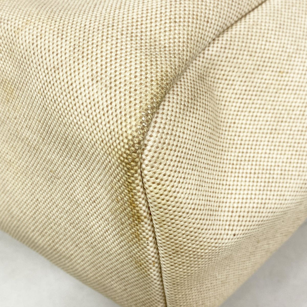 Hermes Handbag Herbag MM Toile H Natural Silver — view 6