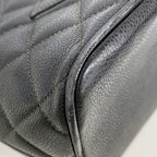 Chanel Tote Bag Reissue Caviar Leather Black Silver — view 6