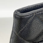 Chanel Tote Bag Reissue Caviar Leather Black Silver — view 7