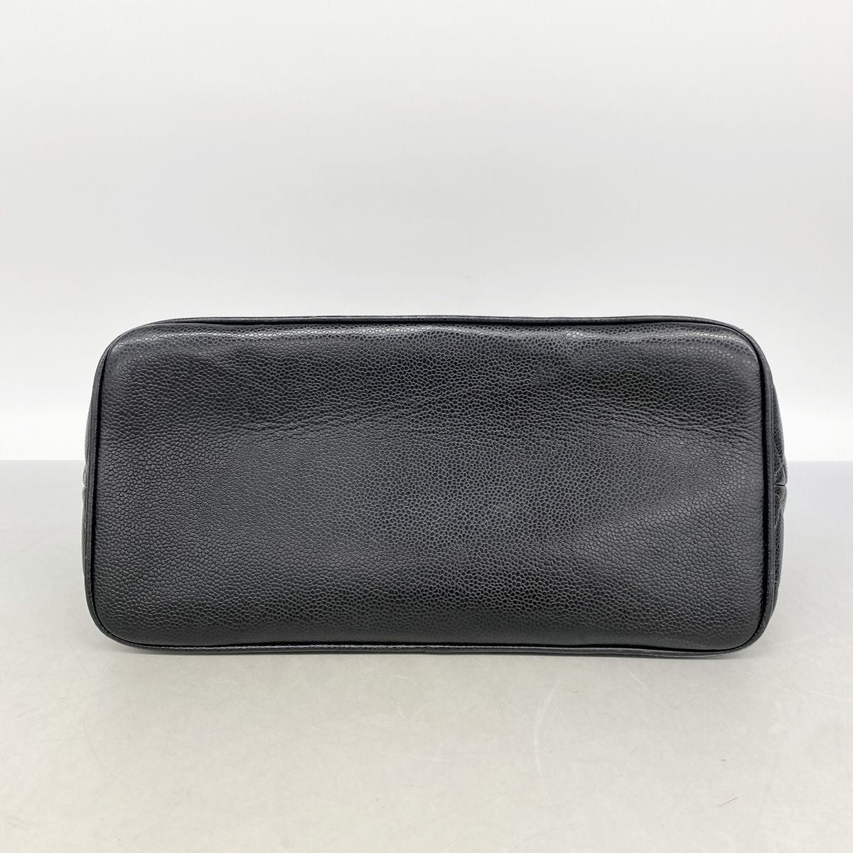 Chanel Tote Bag Reissue Caviar Leather Black Silver — view 3