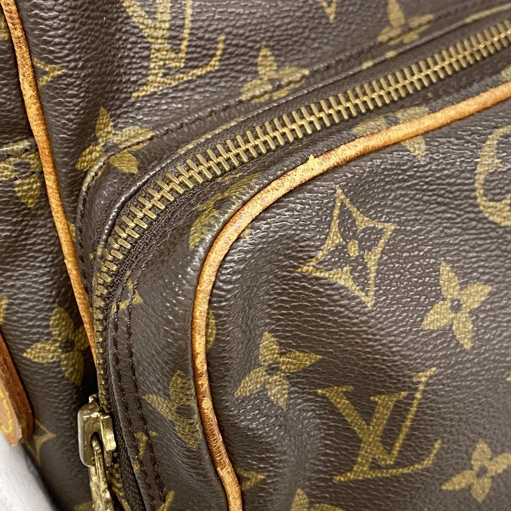 Louis Vuitton Shoulder Bag Monogram Amazon Brown — view 6